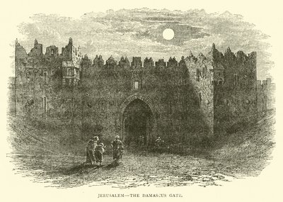Jerusalém, o portão de Damasco de English School