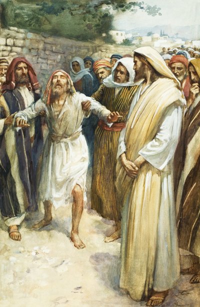 Jesus e um cego de English School