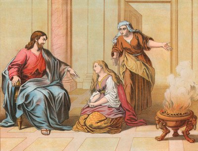 Jesus na casa de Marta e Maria de English School