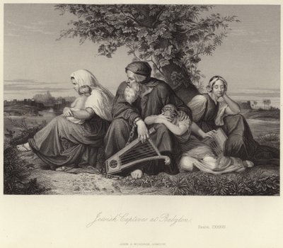 Cativos judaicos na Babilônia de English School