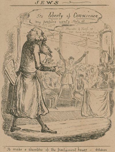 Judeus; desenho animado de English School