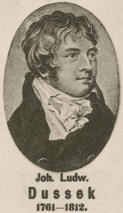 Johann Ludwig Dussek (gravura) de English School