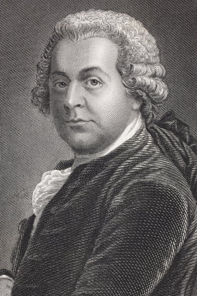 John Adams, da &39;Galeria de Retratos Históricos&39;, publicado em 1880 de English School