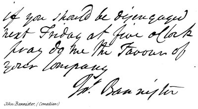 John Bannister, (Comediante) de English School
