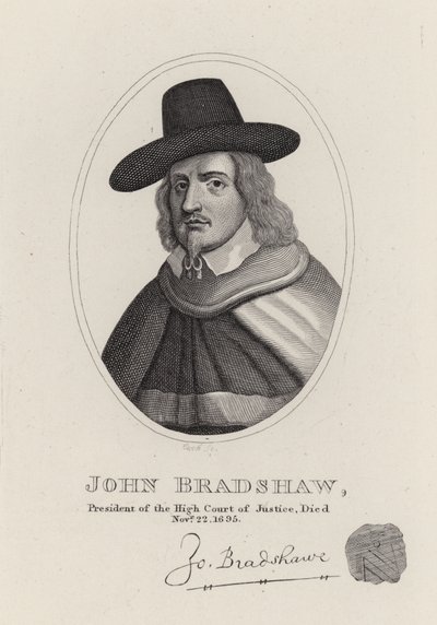 John Bradshaw (gravura) de English School