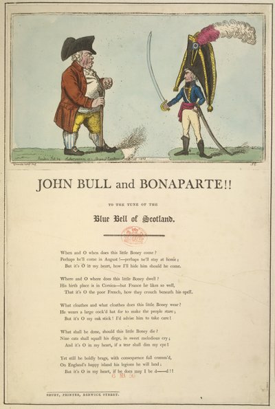 John Bull e Bonaparte de English School