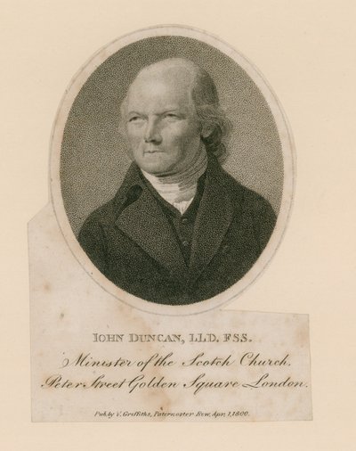 John Duncan, Ministro da Igreja Escocesa, Peter Street, Golden Square, Londres de English School