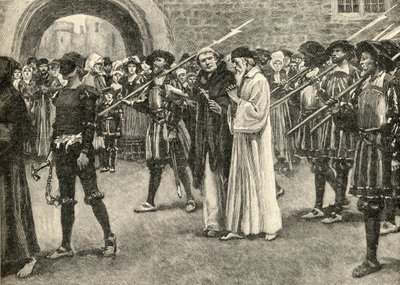 John Frith (1503-33) vai ao seu martírio de English School