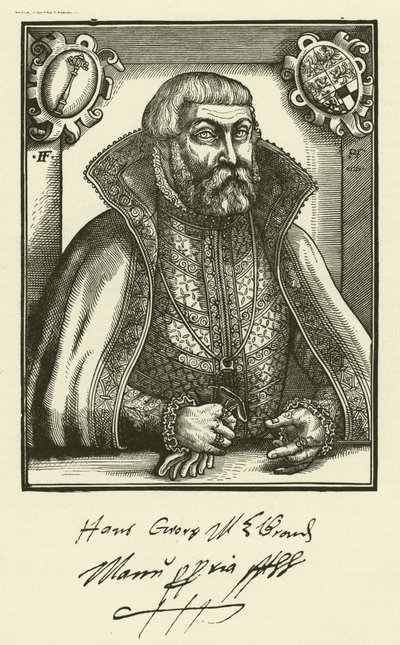 John George, Eleitor de Brandenburgo de English School