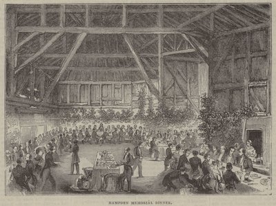 John Hampden Memorial Dinner, realizado em conexão com a ereção de um monumento a ele de English School