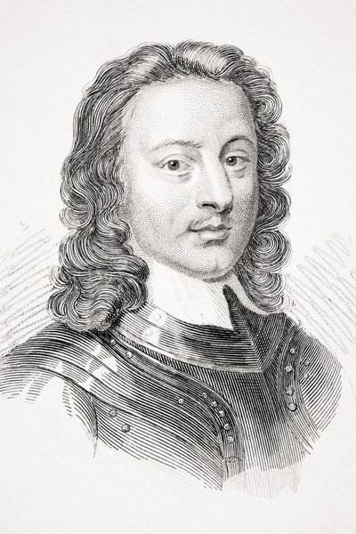 John Hampden, ilustração de &39;Old England&39;s Worthies&39; de Lord Brougham, publicado em 1880 de English School