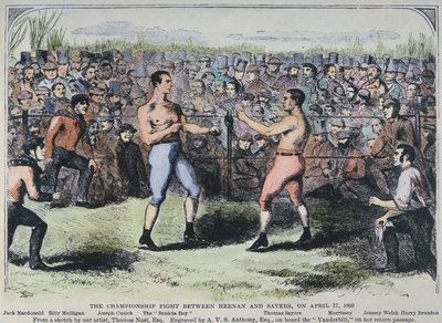 John Heenan vs. Tom Sayers de English School