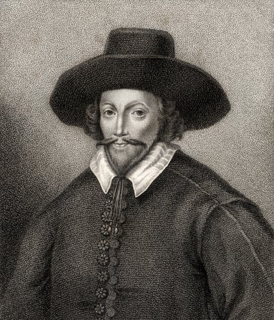 John Holles, gravado por Bocquet, ilustração de "Um catálogo de autores reais e nobres, Volume II", publicado em 1806 de English School