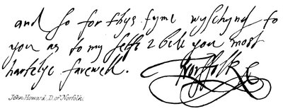 John Howard, D de Norfolk de English School