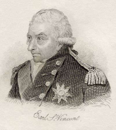 John Jervis, do &39;Crabb&39;s Historical Dictionary&39;, publicado em 1825 de English School