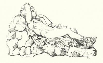 John Keats: Ilustração para Endymion (gravura) de English School