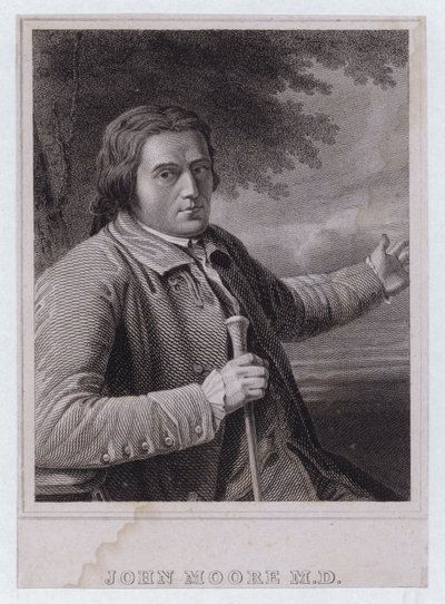 John Moore, médico escocês (gravura) de English School