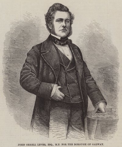 John Orrell Lever, Esquire, deputado do Concelho de Galway (gravura) de English School