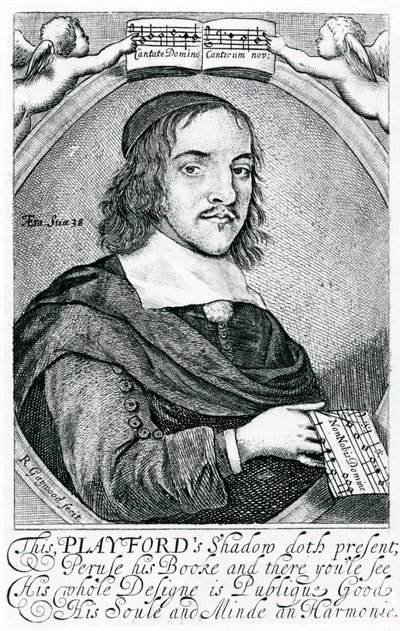 John Playford (1623-c.1686) (gravura) de English School