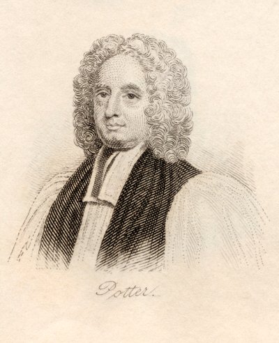 John Potter, do &39;Crabb&39;s Historical Dictionary&39;, publicado em 1825 de English School