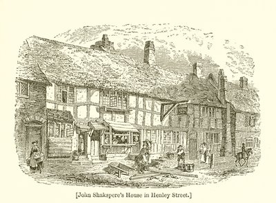 John Shaksperes House em Henley Street de English School