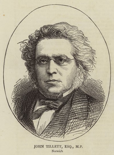 John Tillett, Esquire, MP (gravura) de English School