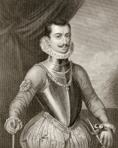 João da Áustria, de "História do Reino de Filipe II", publicado em 1855 de English School
