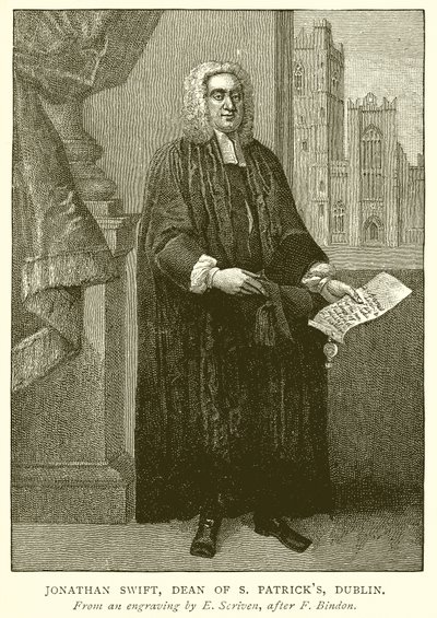 Jonathan Swift, reitor de S. Patricks, Dublin de English School