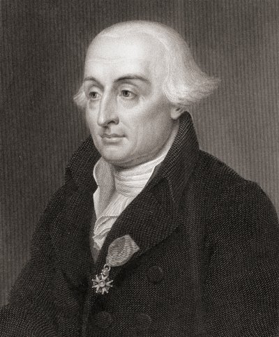 Joseph-Louis Lagrange, conde de l&39;Empire (1736-1813) da Gallery of Portraits, publicado em 1833 de English School