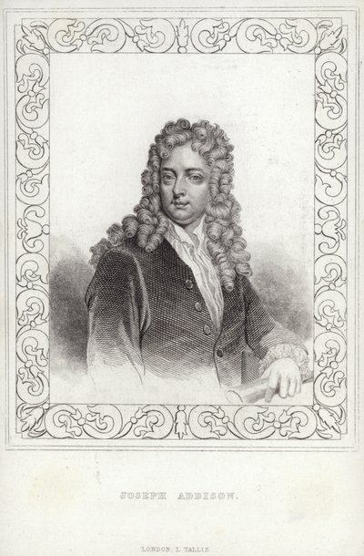 Joseph Addison, escritor e político inglês de English School