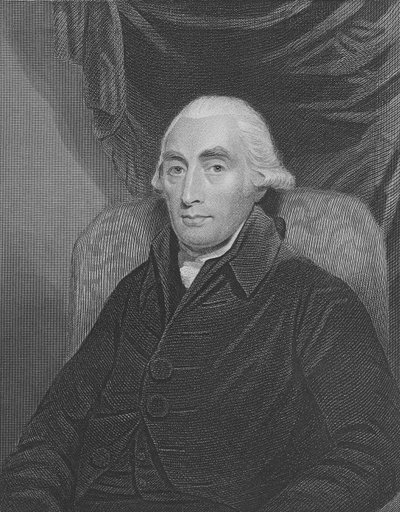 Joseph Black (1728-99) da Gallery of Portraits, publicado em 1833 de English School