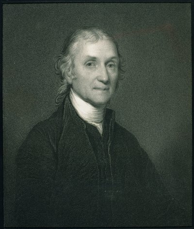 Joseph Priestley (1733-1804) da Galeria de Retratos, publicado em 1833 de English School