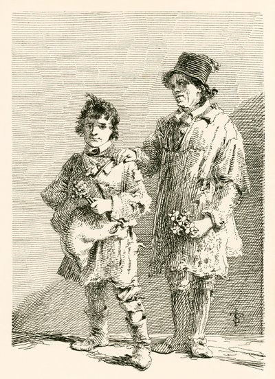 Joseph Thake e seu filho, que fizeram quebra-cabeças chocalho de English School