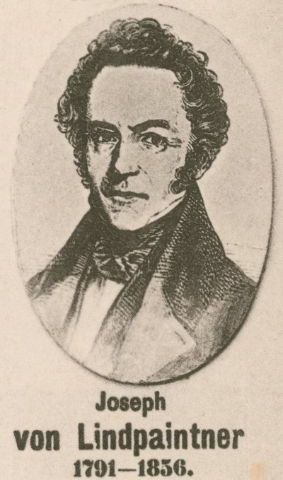 Joseph de Lindpaintner (gravura) de English School
