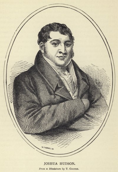 Joshua Hudson, de uma miniatura por T Cooper de English School