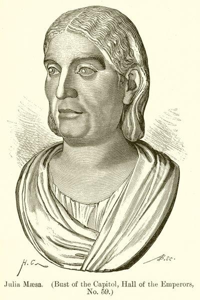 Julia Maesa. (Busto do Capitólio, Salão dos Imperadores, nº 59) de English School