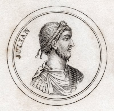 Julian the Apostate, do &39;Crabb&39;s Historical Dictionary&39;, publicado em 1825 de English School