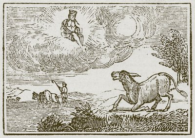 Júpiter e o Asno (gravura) de English School