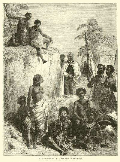 Kamehameha I e seus guerreiros de English School
