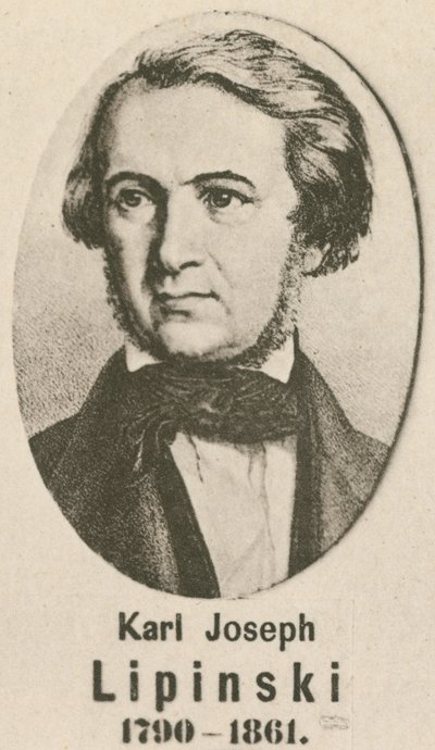 Karl Joseph Lipinski (gravura) de English School