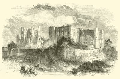 Castelo Kenilworth (gravura) de English School