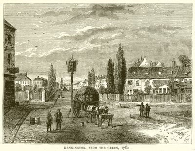 Kennington, do verde, 1780 de English School