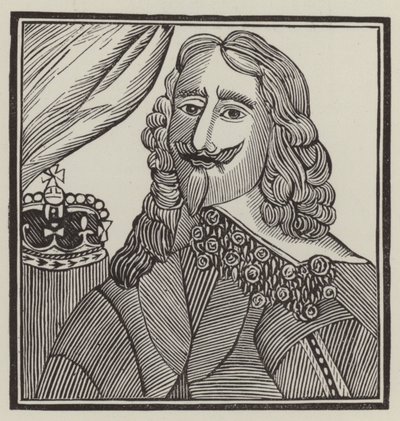 Rei Carlos I, mártir (gravura) de English School