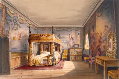 Quarto King Charles, Cotehele House, c.1830-40, de English School