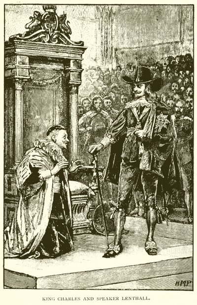 Rei Charles e Orador Lenthall de English School
