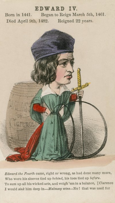Rei Eduardo IV (aquatinta) de English School