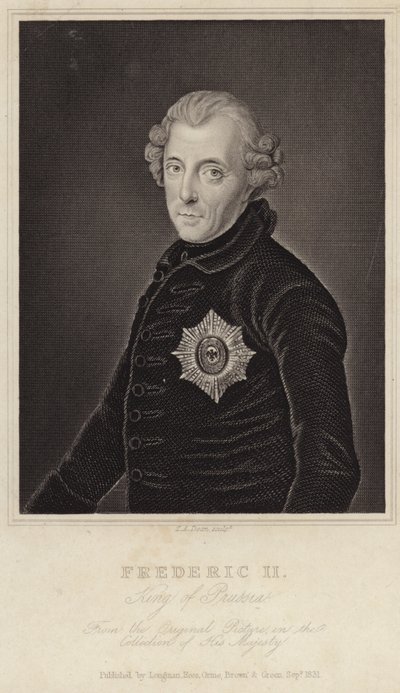 Rei Frederico II da Prússia de English School