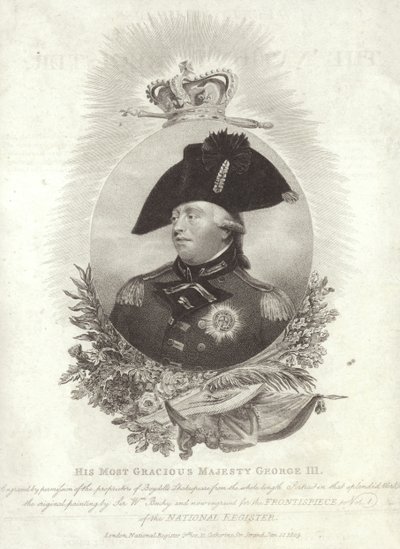 Rei George III da Grã-Bretanha e Irlanda de English School