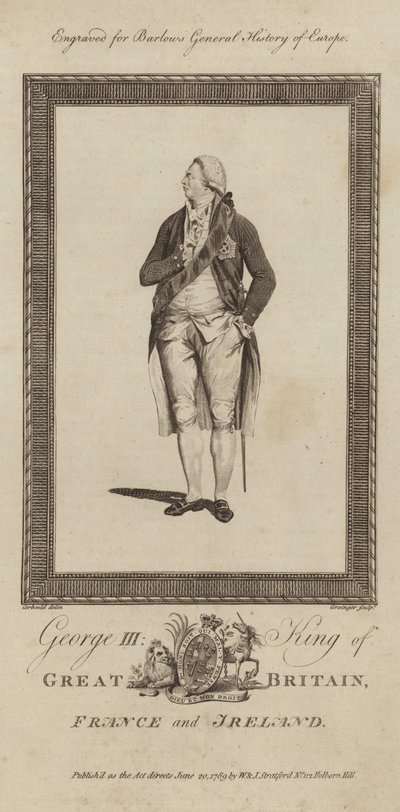 Rei George III da Grã-Bretanha e Irlanda de English School