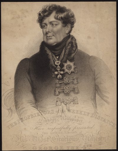 Rei George IV da Grã-Bretanha e Irlanda de English School